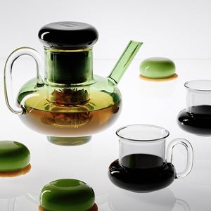 Bump Tea Cups Black x 2