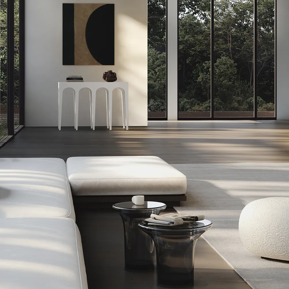 Trumpet Table, Low - Smoked Forest