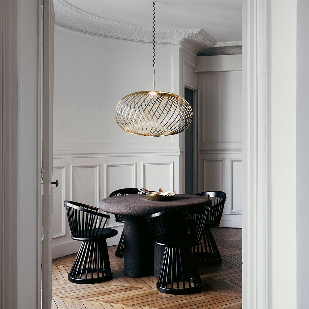 Fan Dining Chair Black