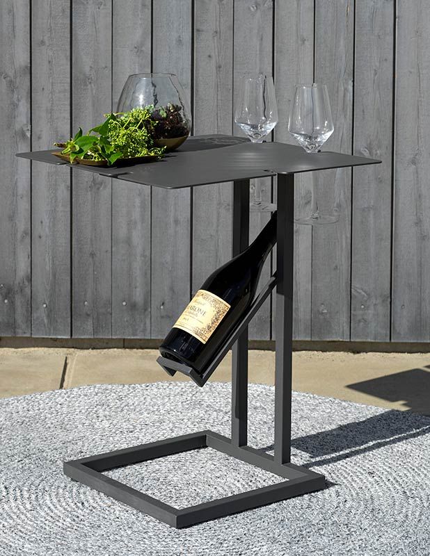 Gonesse side table 42x42 cm anthracite