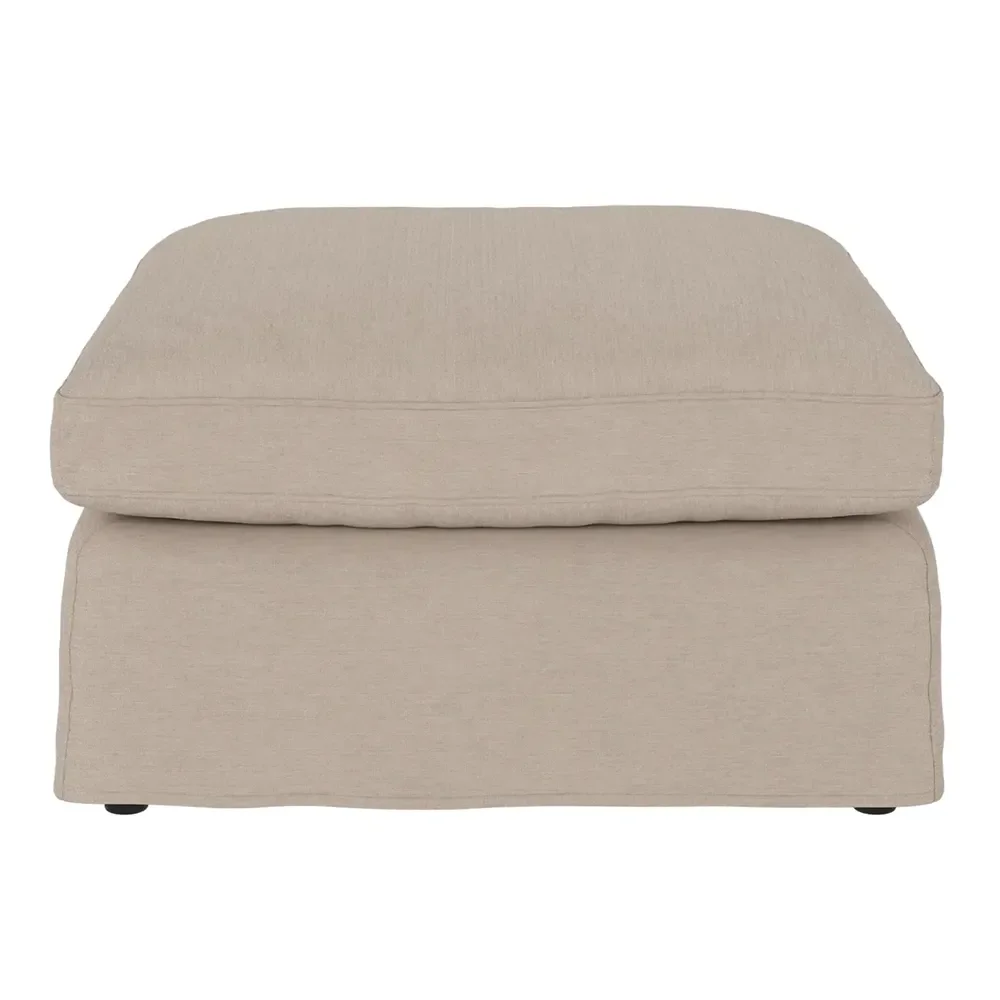 Peyton footstool fabric Ursula beige