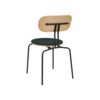 Curious Dining Chair Oak/Black Metal Calm Seas