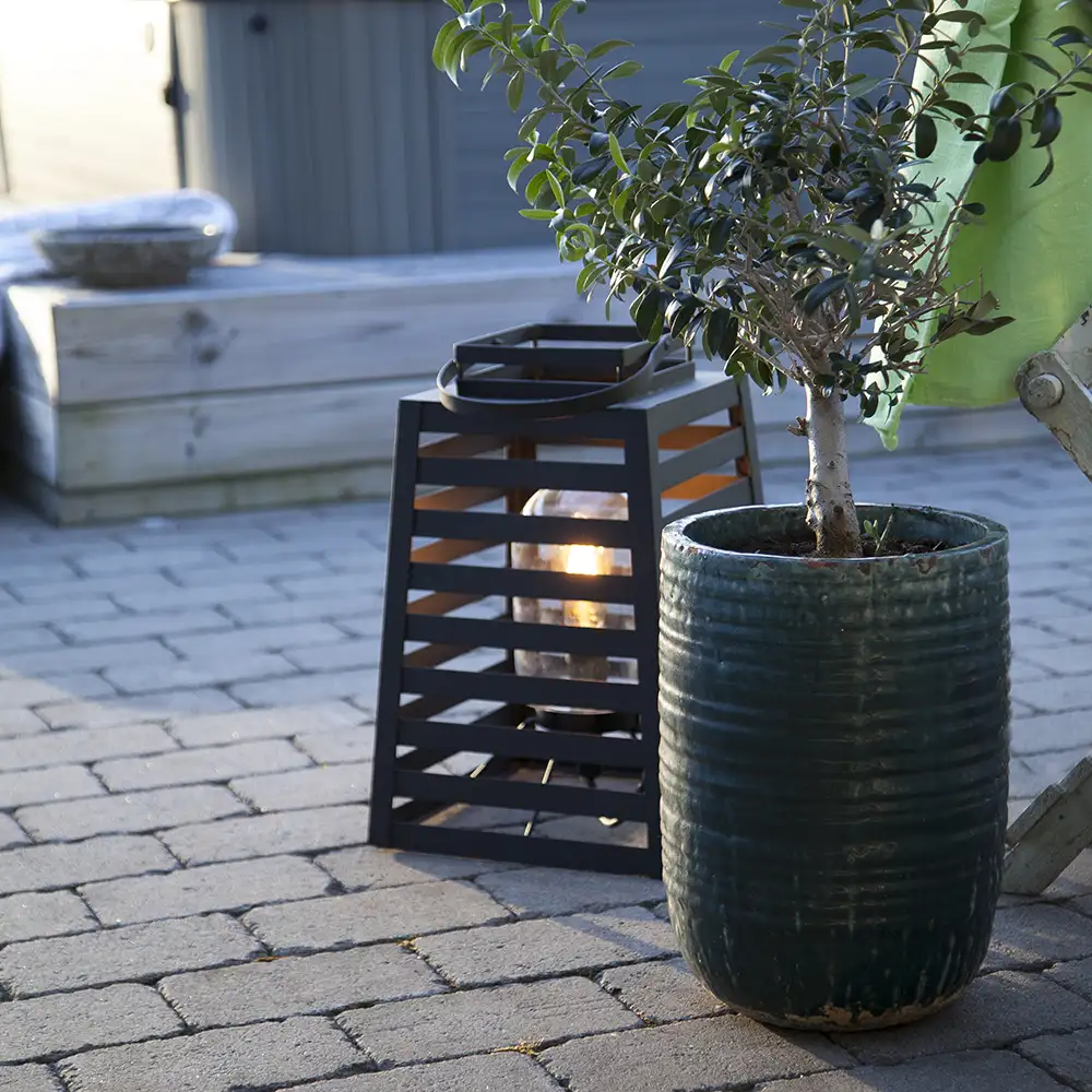 Yankton table/floor lamp Black