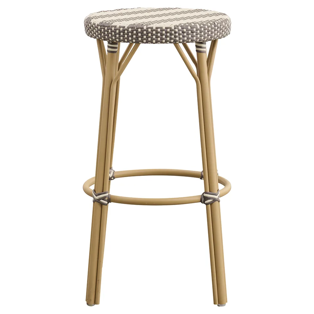 Simone barstool high ivory/cappuccino
