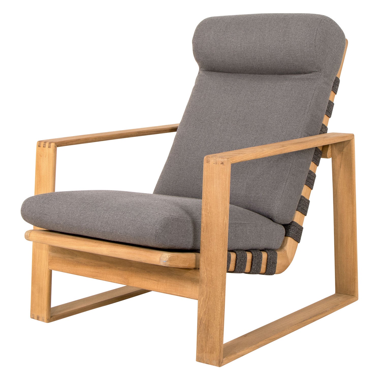 Endless Armchair Teak Incl Grey Airtouch Cushions