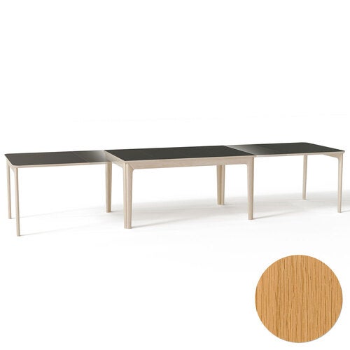 Sm26 Table Oak Solid Natural Oil 155-308/359X101X74cm