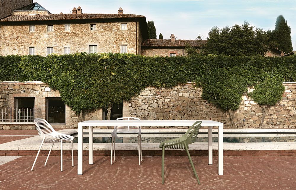 Niwa Chair White Aluminium