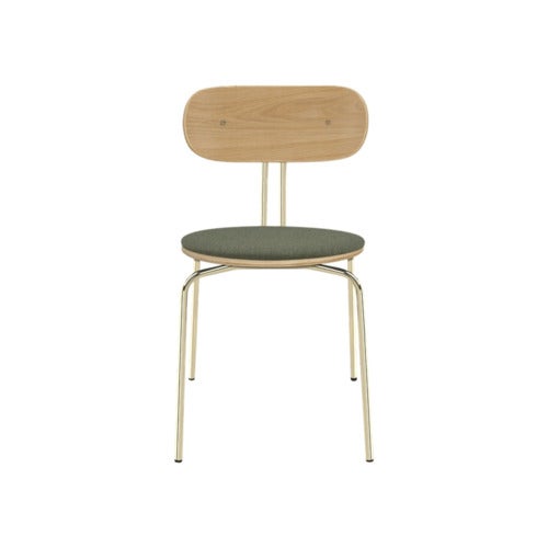 Curious Dining Chair Oak/Brass Morning Meadows