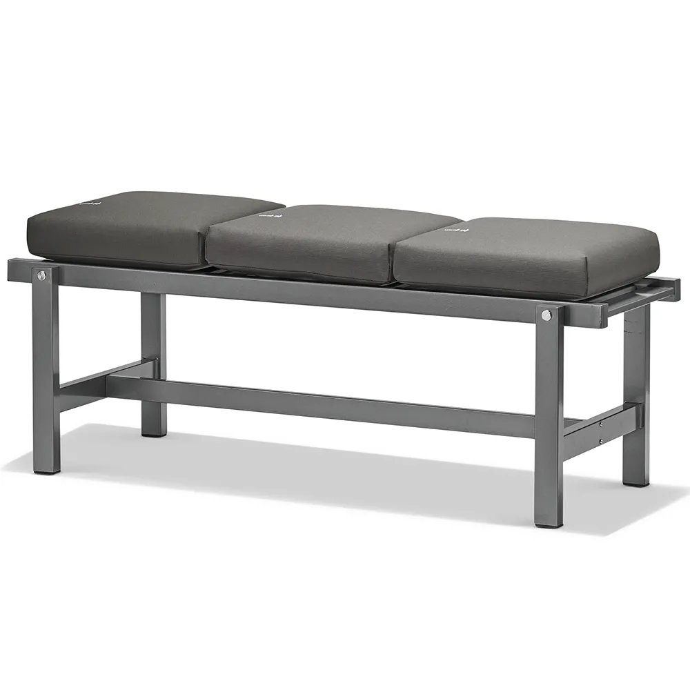 Bench 135Cm Grey Aluminium