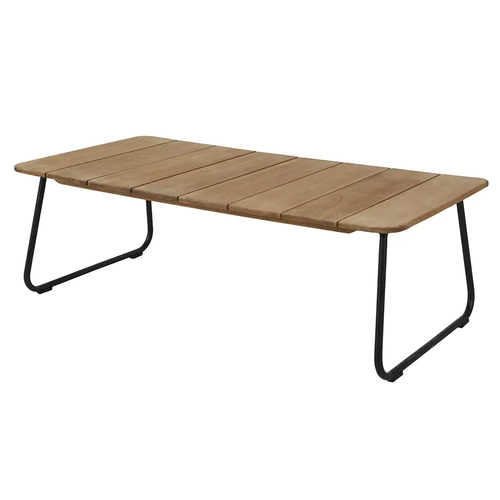 Nolli coffee table 70x140 cm black/teak