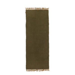 Block Handwoven Rug - Olive/Natural
