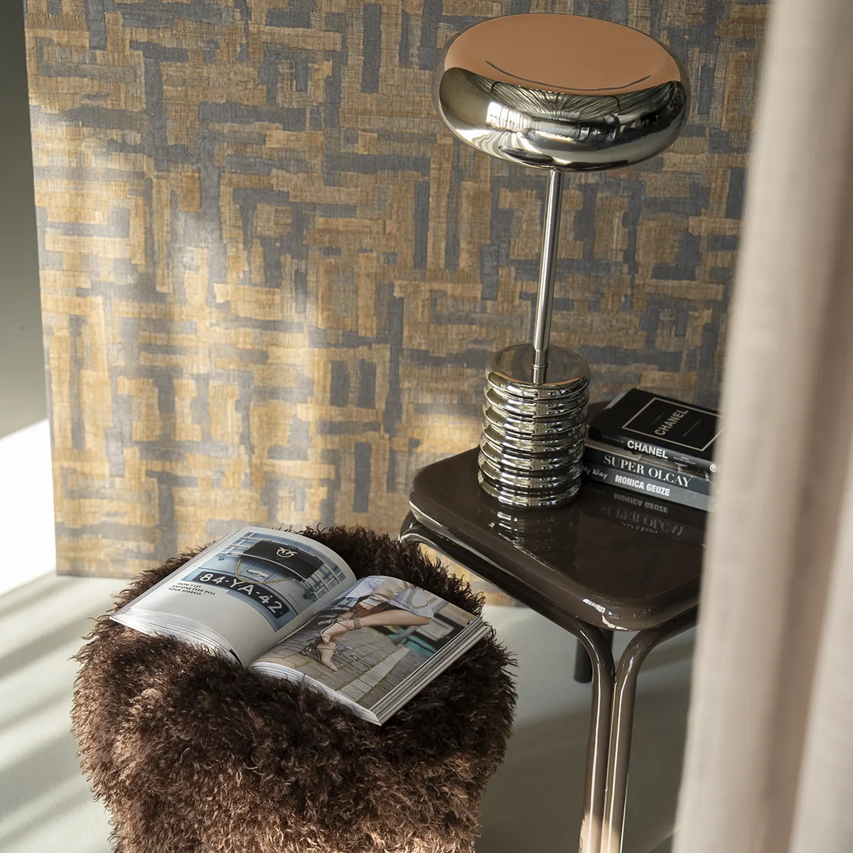 Table Lamp Chromeo Chrome H46 cm