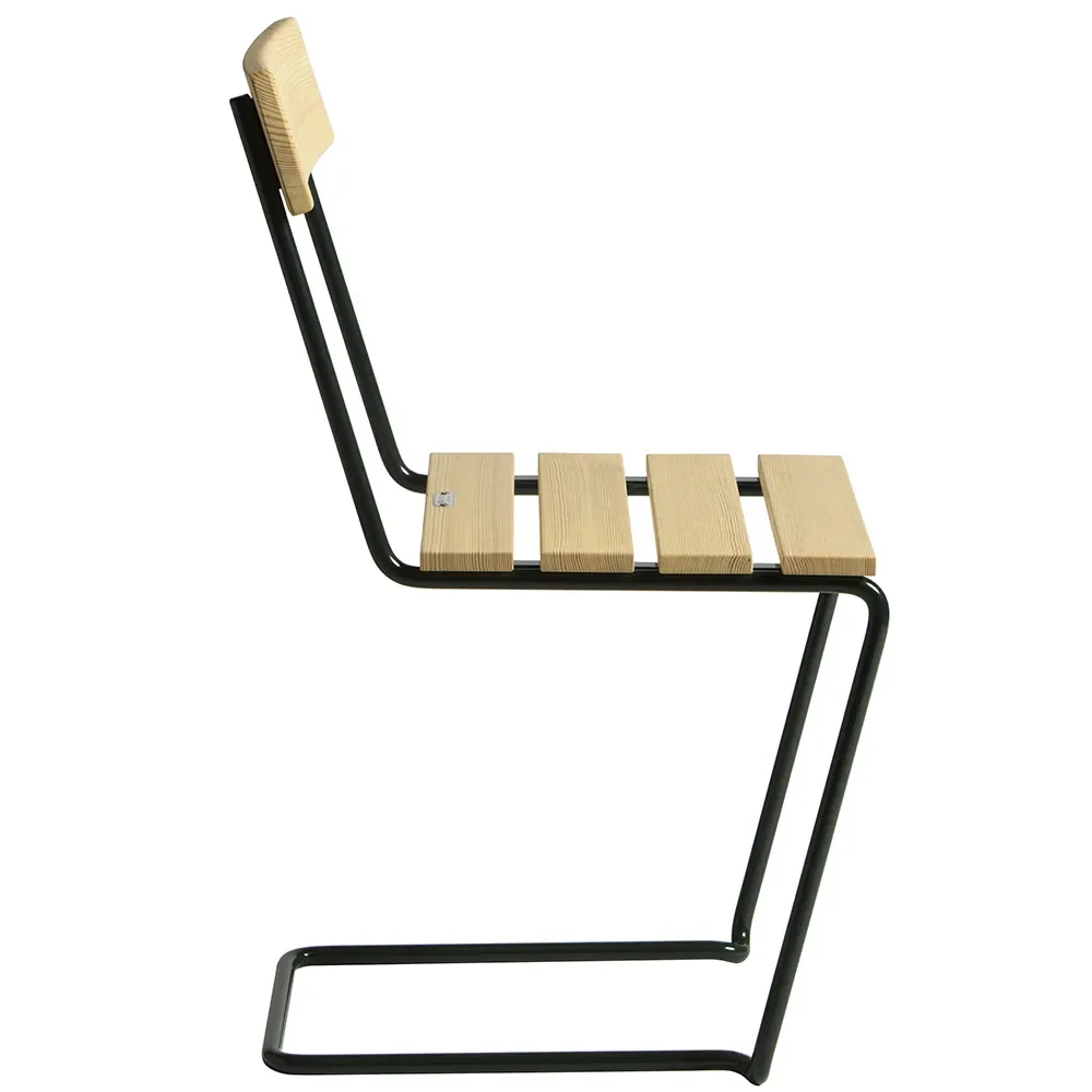 Chair 1 Oiled Pine / Green Stand