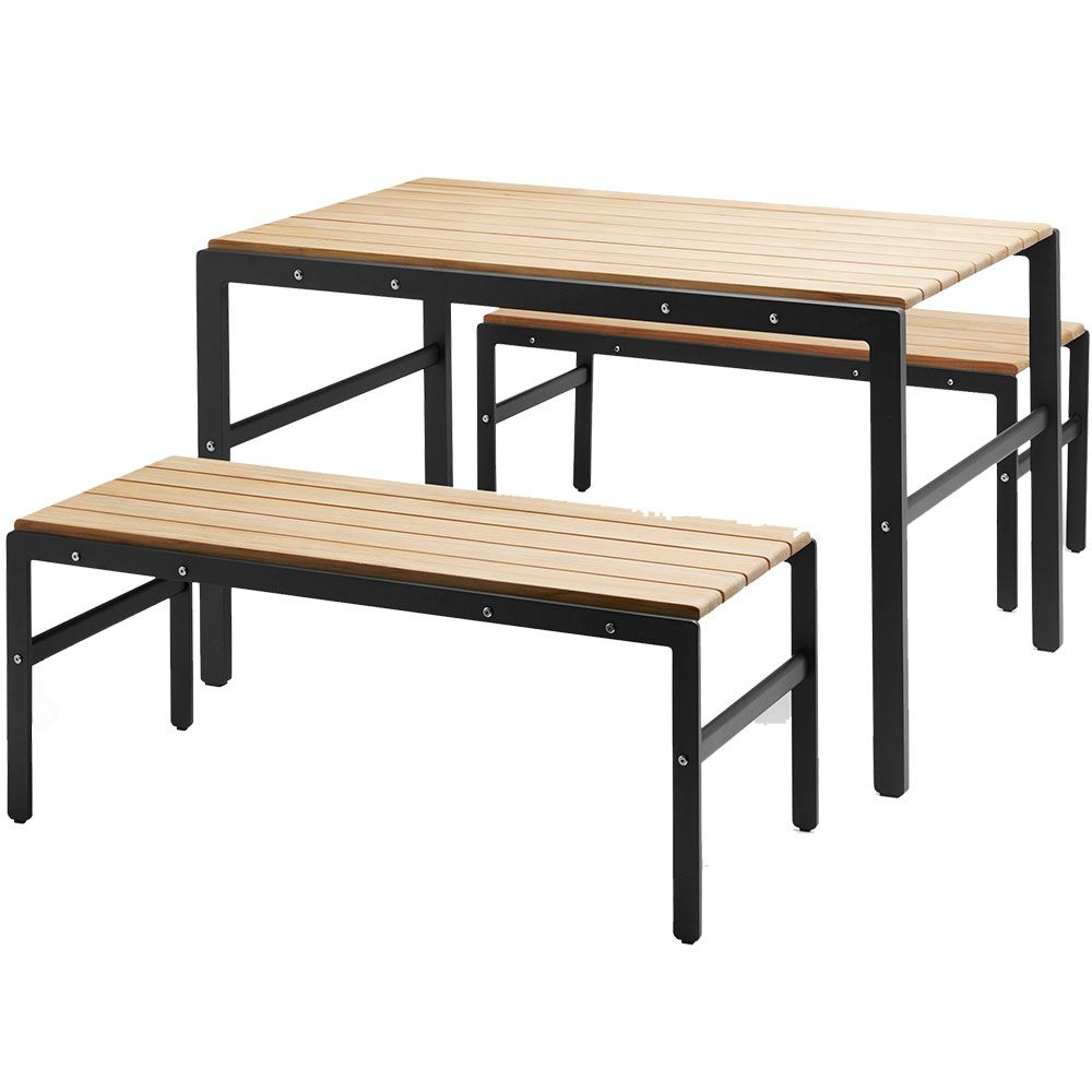 Reform Table 125 cm Black/Teak