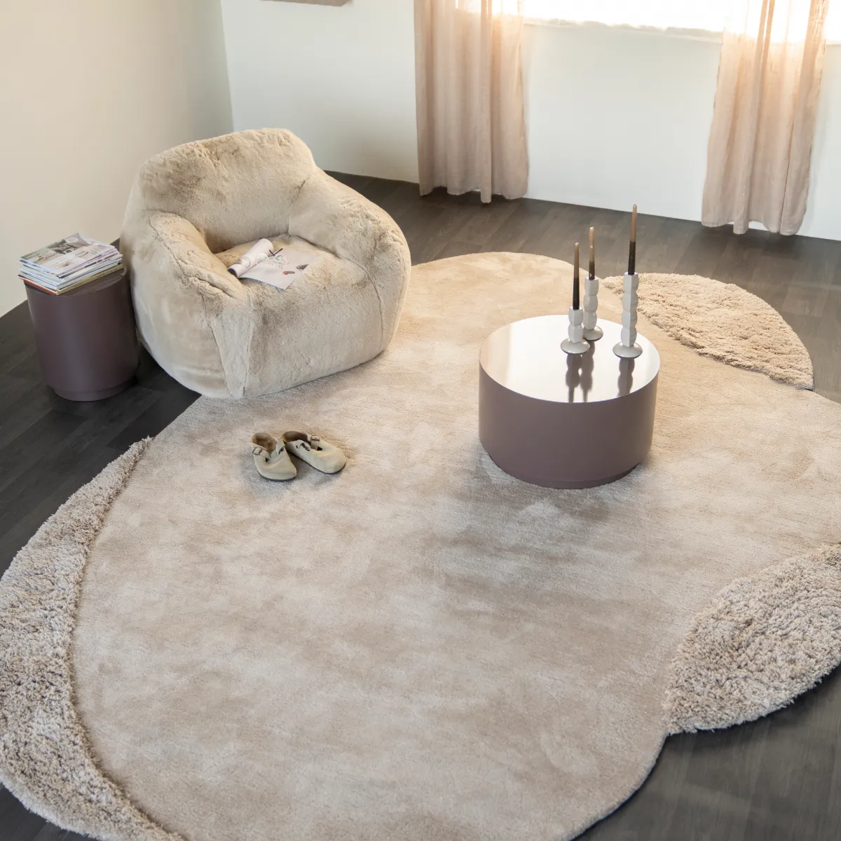 Rug Praia Beige 345x245 cm