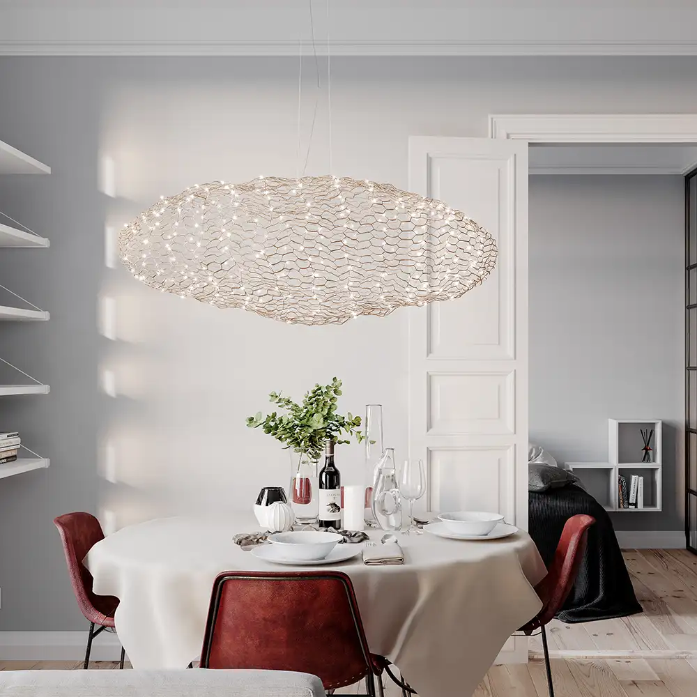 Hayden Ceiling Light L115cm Gold