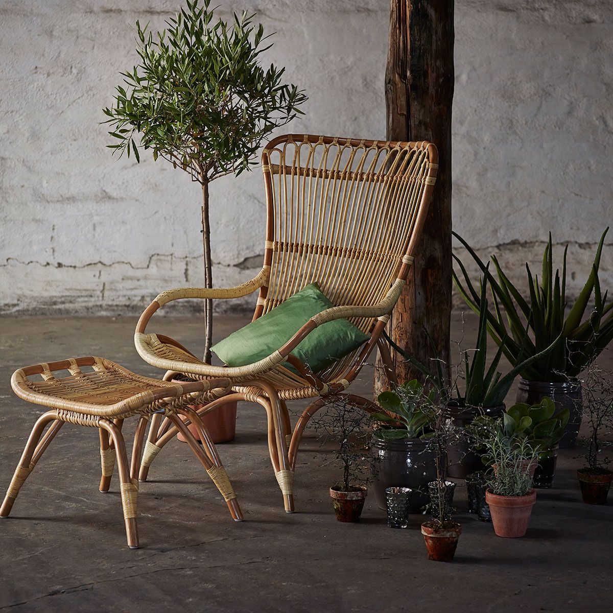 Monet Rattan Armchair Natural