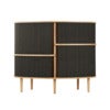 Audacious Highboard Cabinet Oak/Shadow