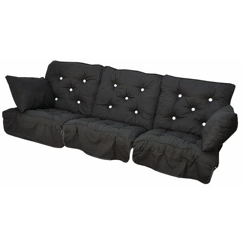Swing sofa Set Low Back Black 