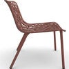 Forest lounge armchair Terracotta