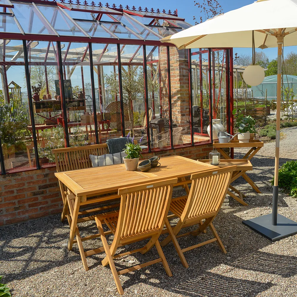 Turin dining chair natural teak
