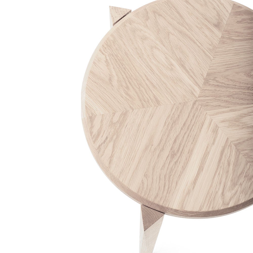 Stool SM840 white oiled oak