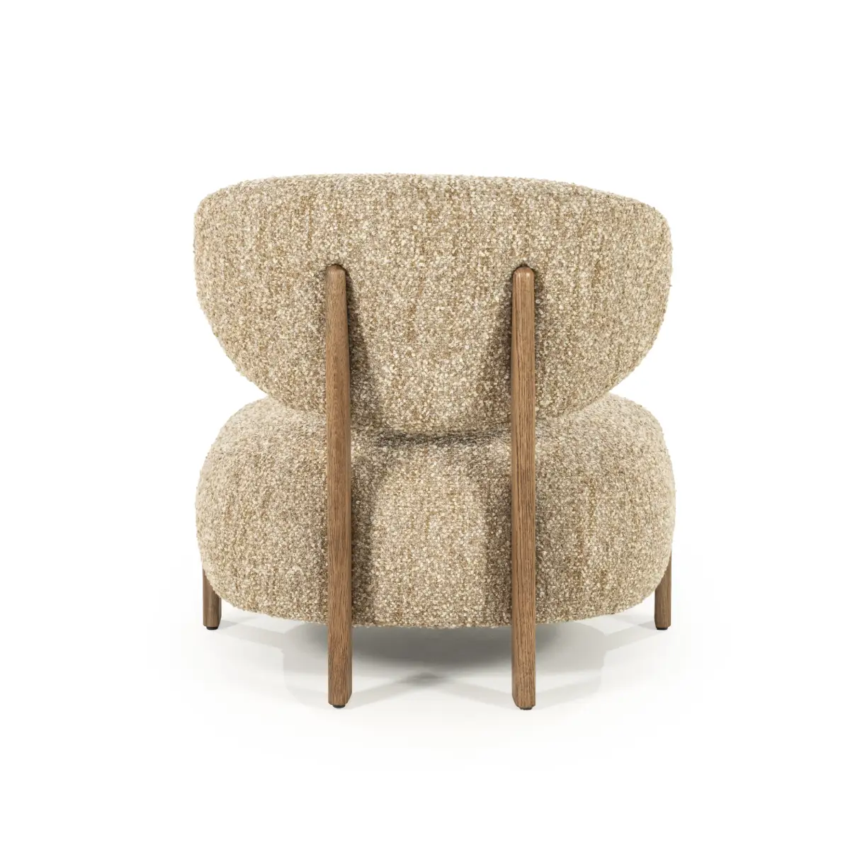 Reza brown Armchair - taupe Bay