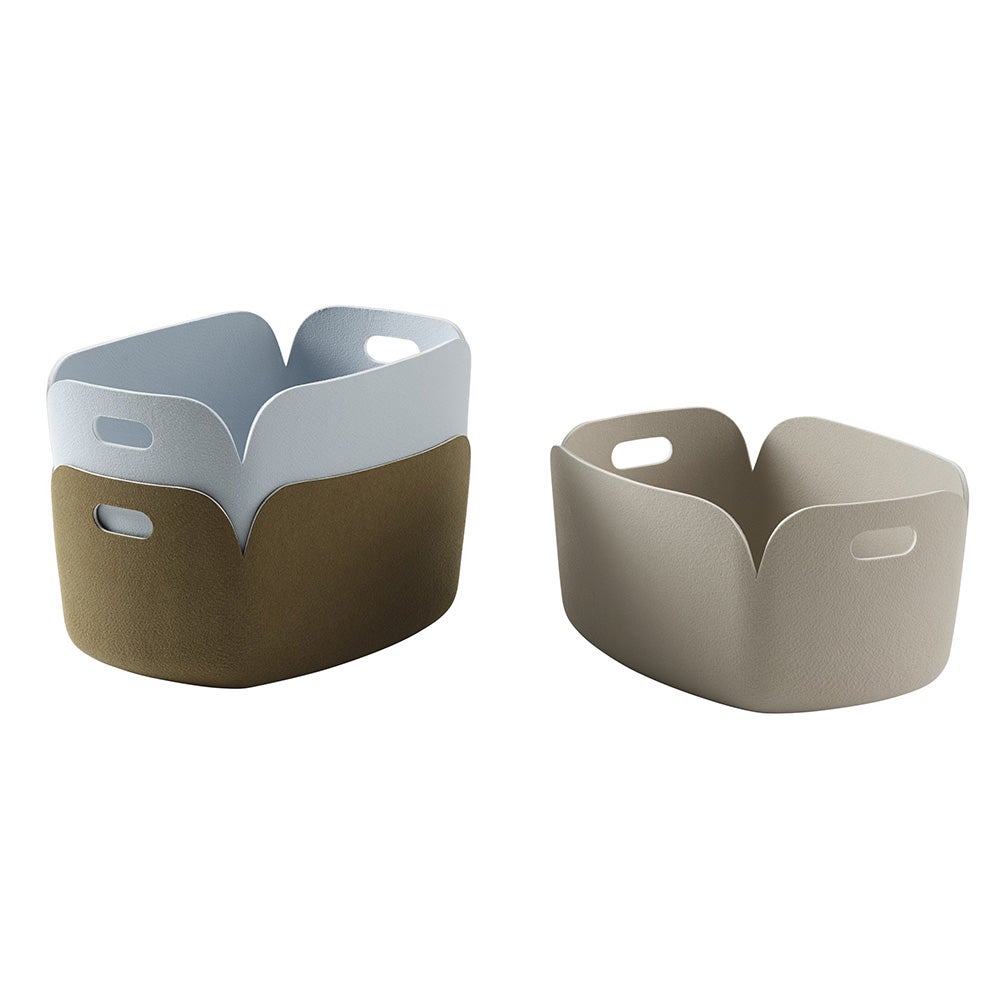 Restore Basket Storage Box 48 x 35 cm - Light Blue 