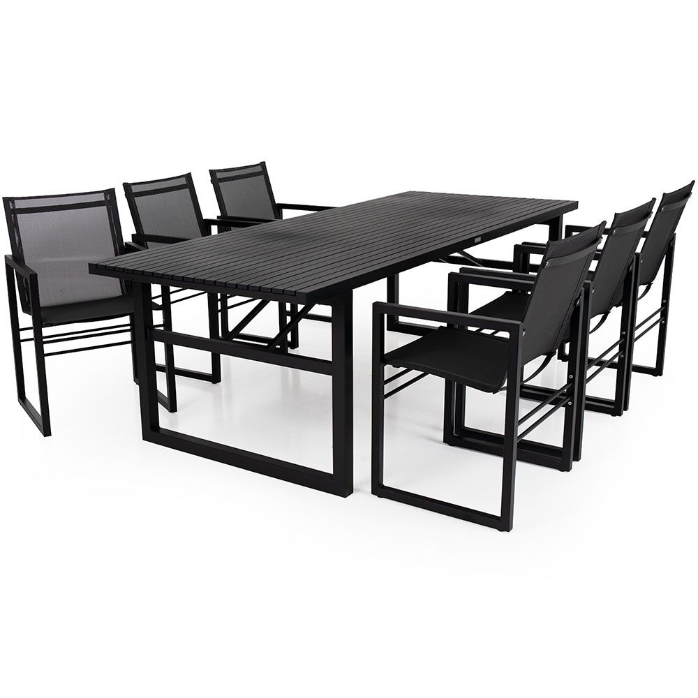 Vevi dining table 95x230 cm black