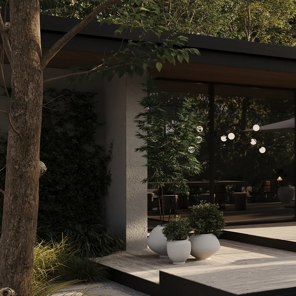 Sunao pot Fat Hexa - Birch