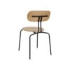 Curious Dining Chair Oak/Black Metal