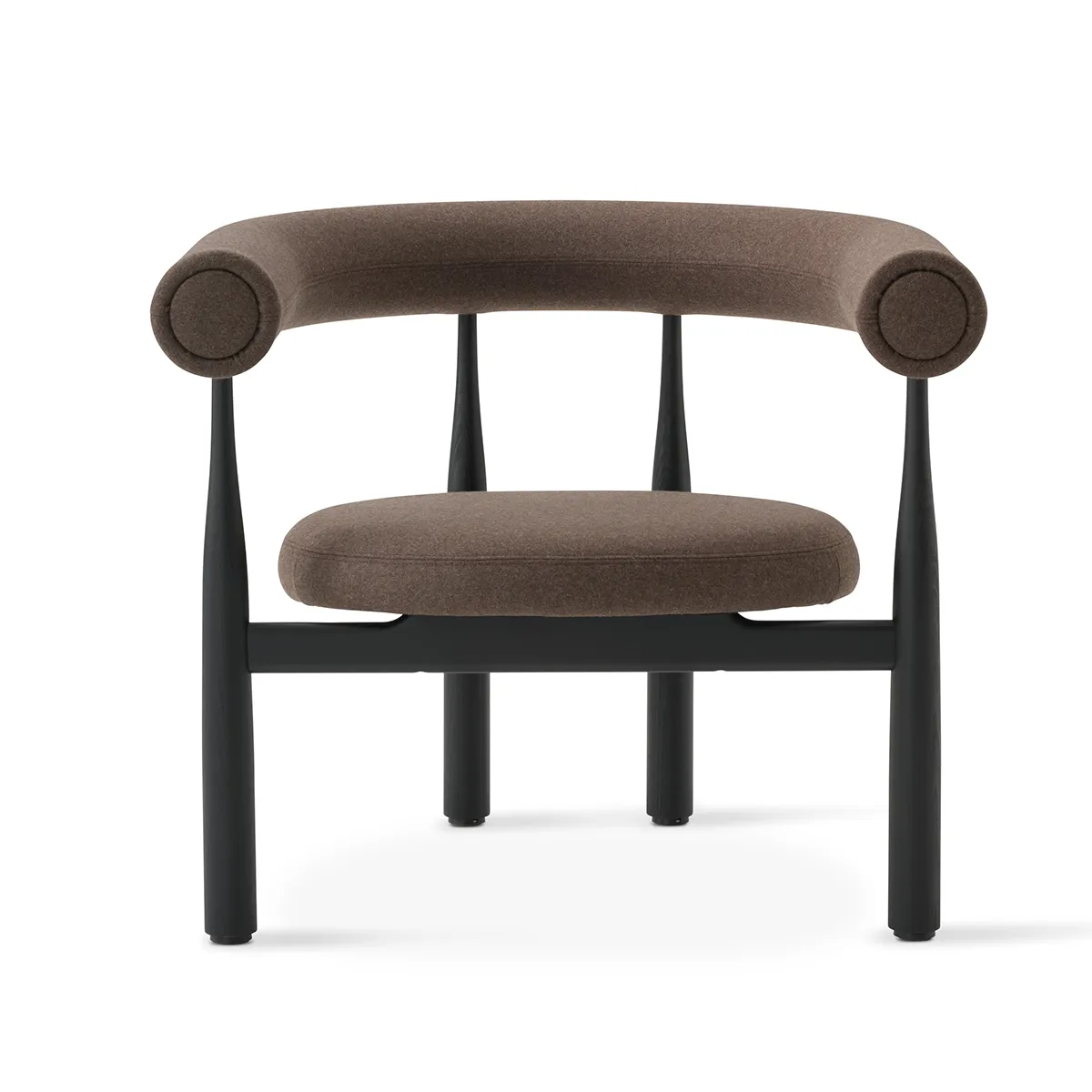 Armchair Bukowski Black Nevotex Wooly Plus 1008
