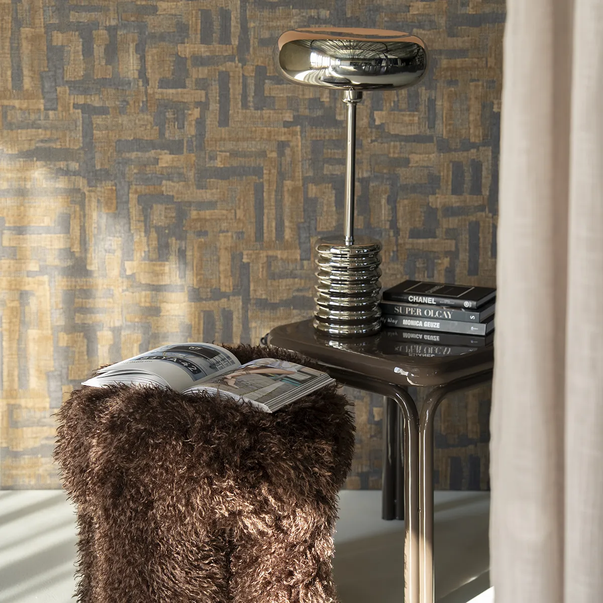 Table Lamp Chromeo Chrome H46 cm