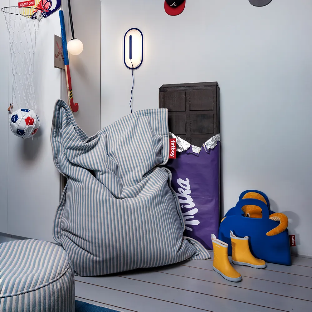 Original Slim Terry Beanbag Blizzard Blue Creme