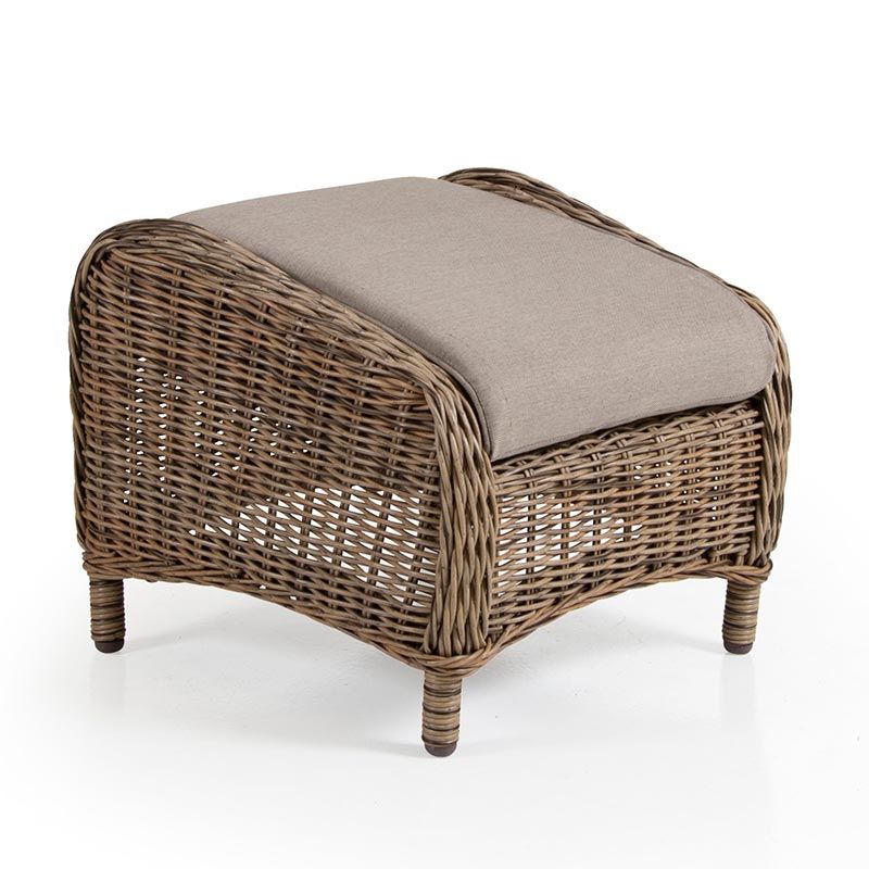 Rosita footstool natural/beige
