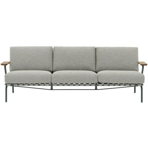 Settle 3-seater sofa Ribbed Weave 2/Dark Green 
