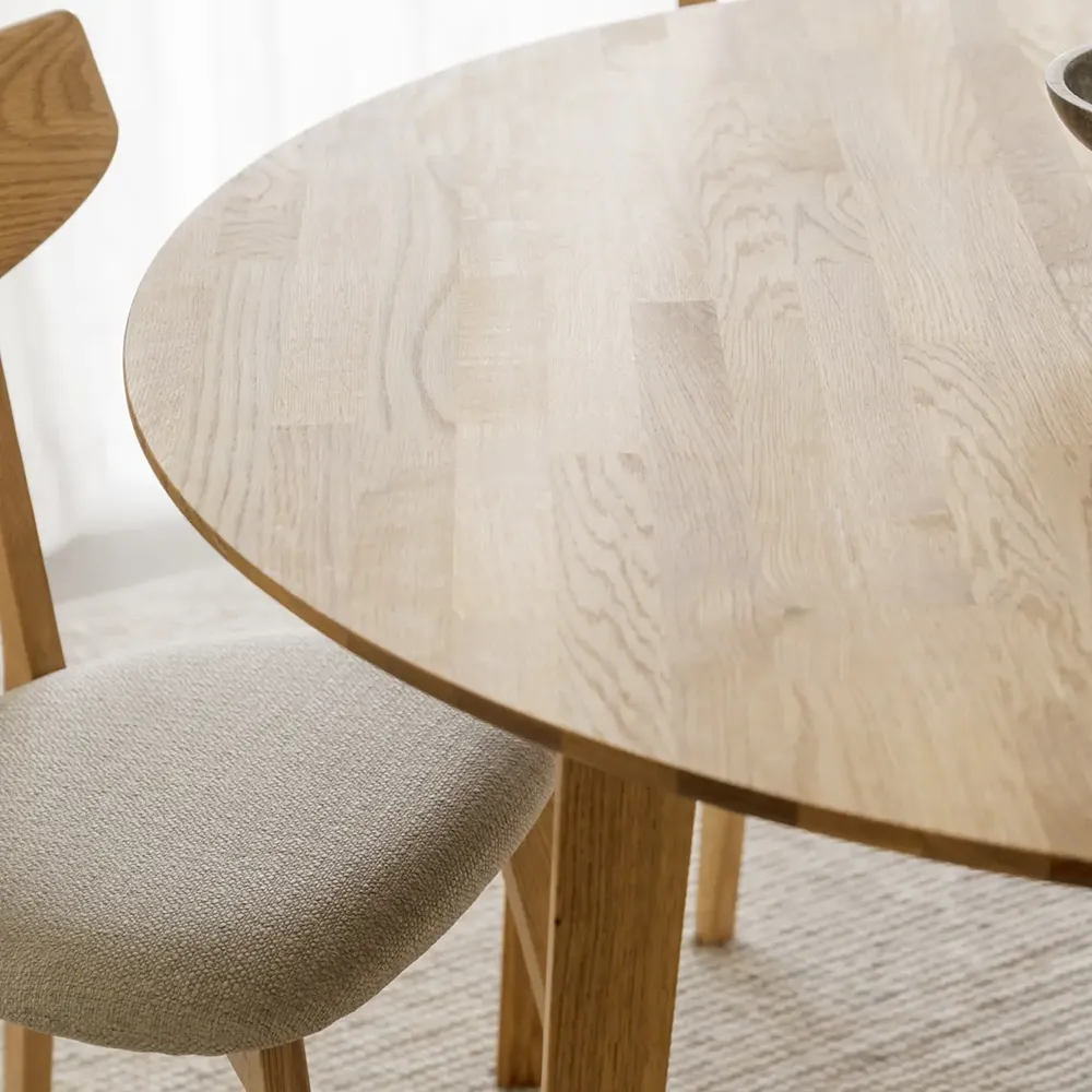 Filippa dining table 120-165x120 cm oak