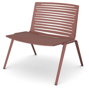 Zebra armchair Terracotta