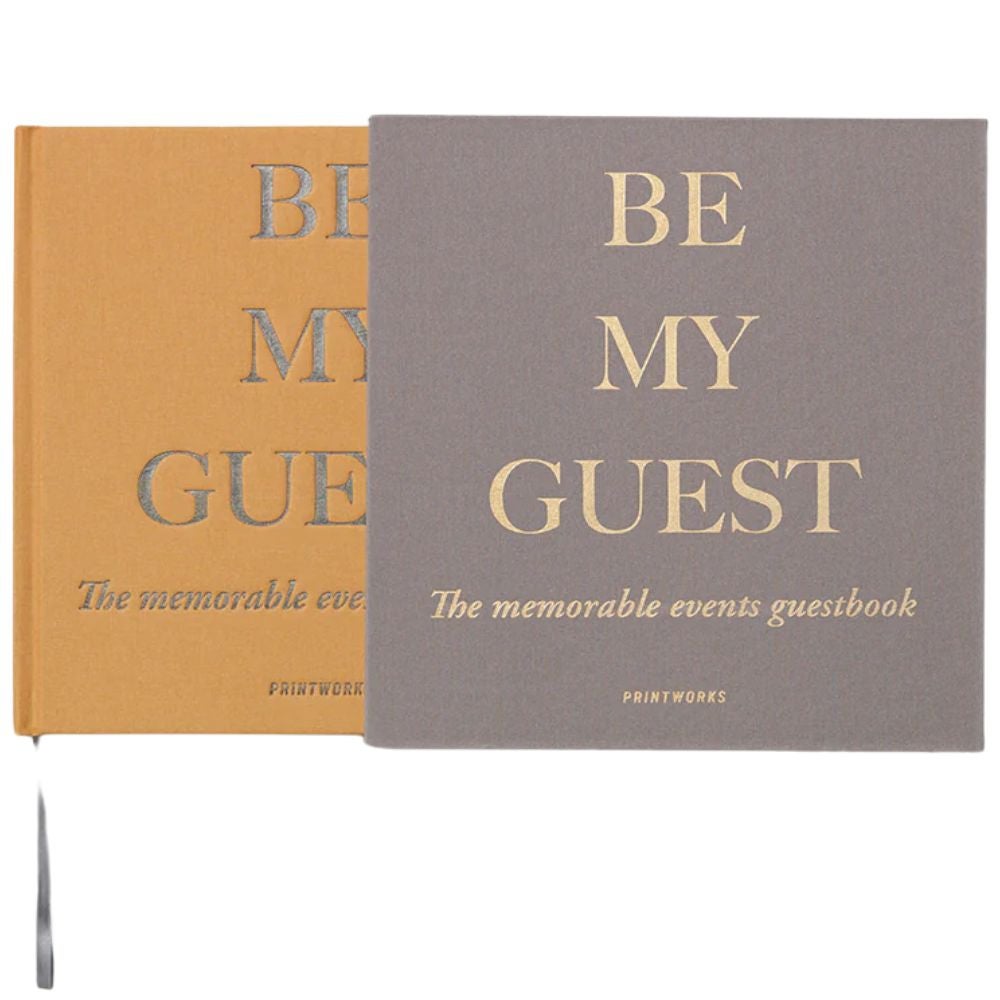 Guest Book - Beige/Yellow