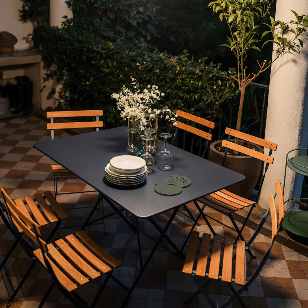 Bistro table 97 x 57 cm Deep blue