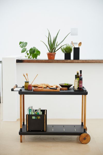 Frame Shelf 83cm Teak/White