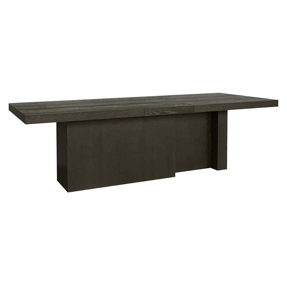 Parker dining table 100x200-300 cm Dark Grey