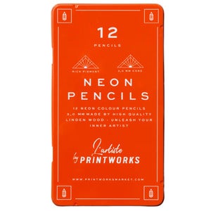 12 Colour pencils - Neon