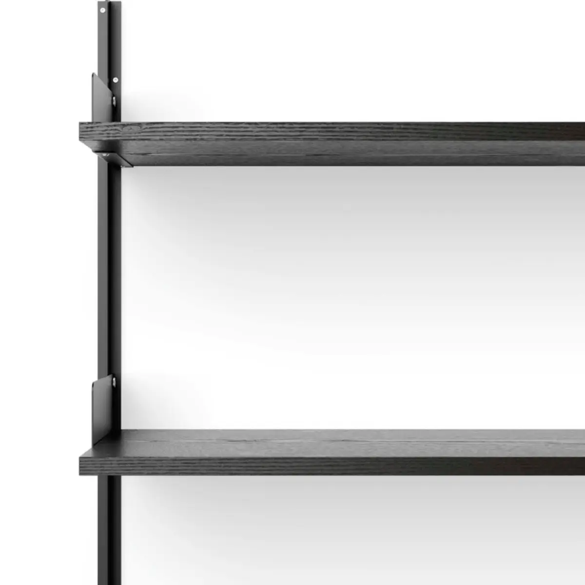 New Works Chamber Shelf Black Ash/Black