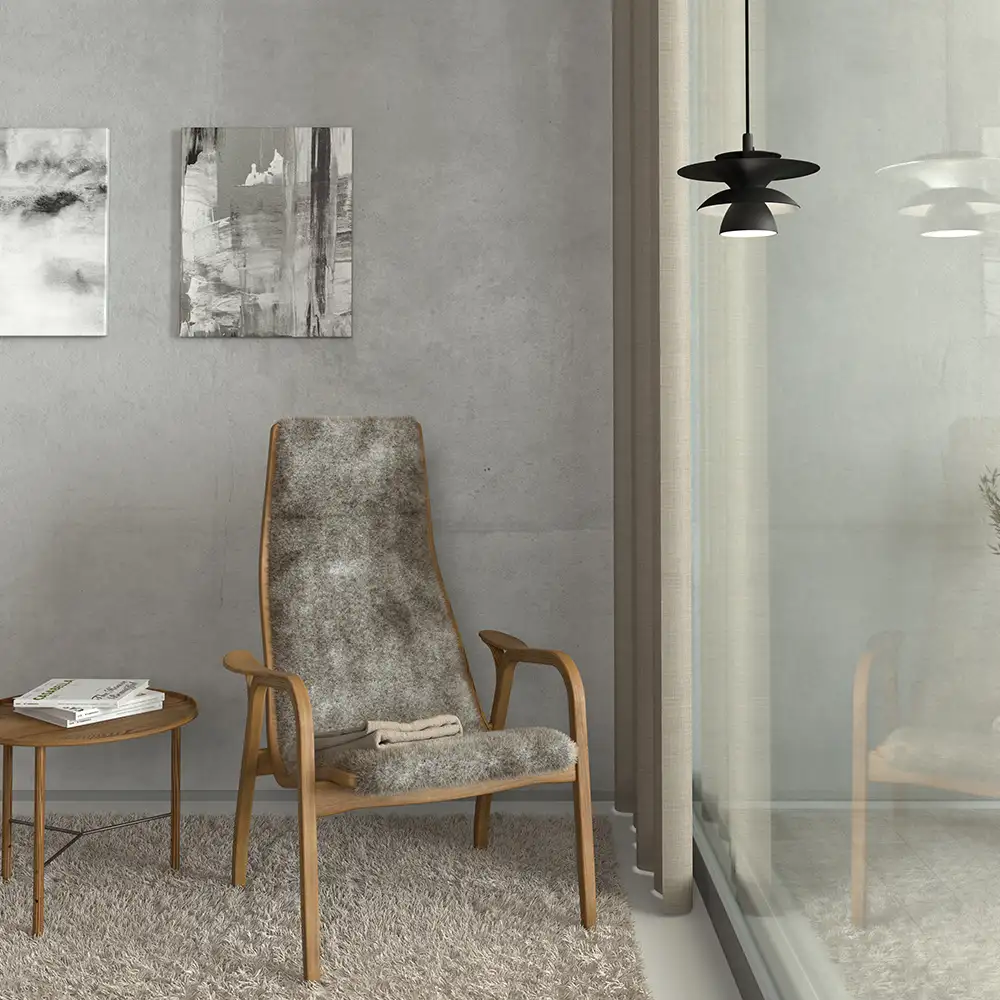 Picasso pendant 180 mm Matt black