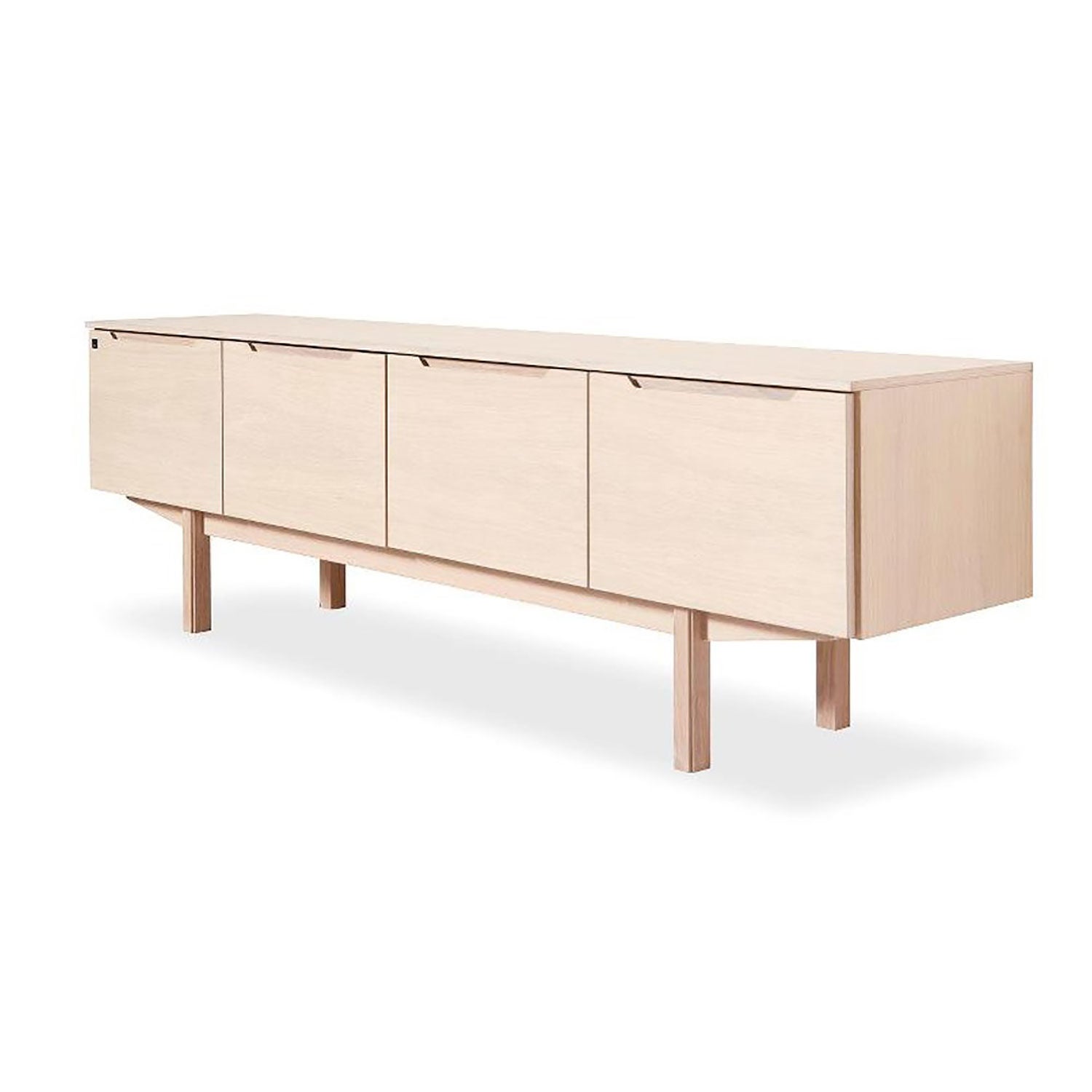 Sm305 TV Bench Oak Lacquer 194X40X58cm