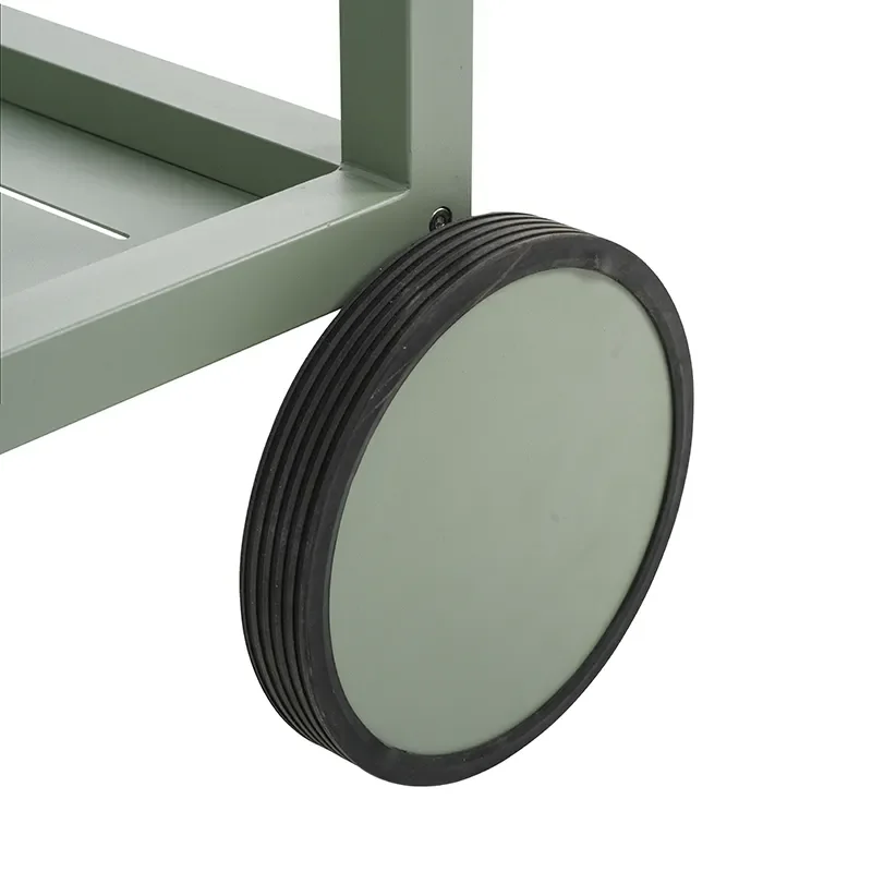 Samvaro serving trolley Dusty Green