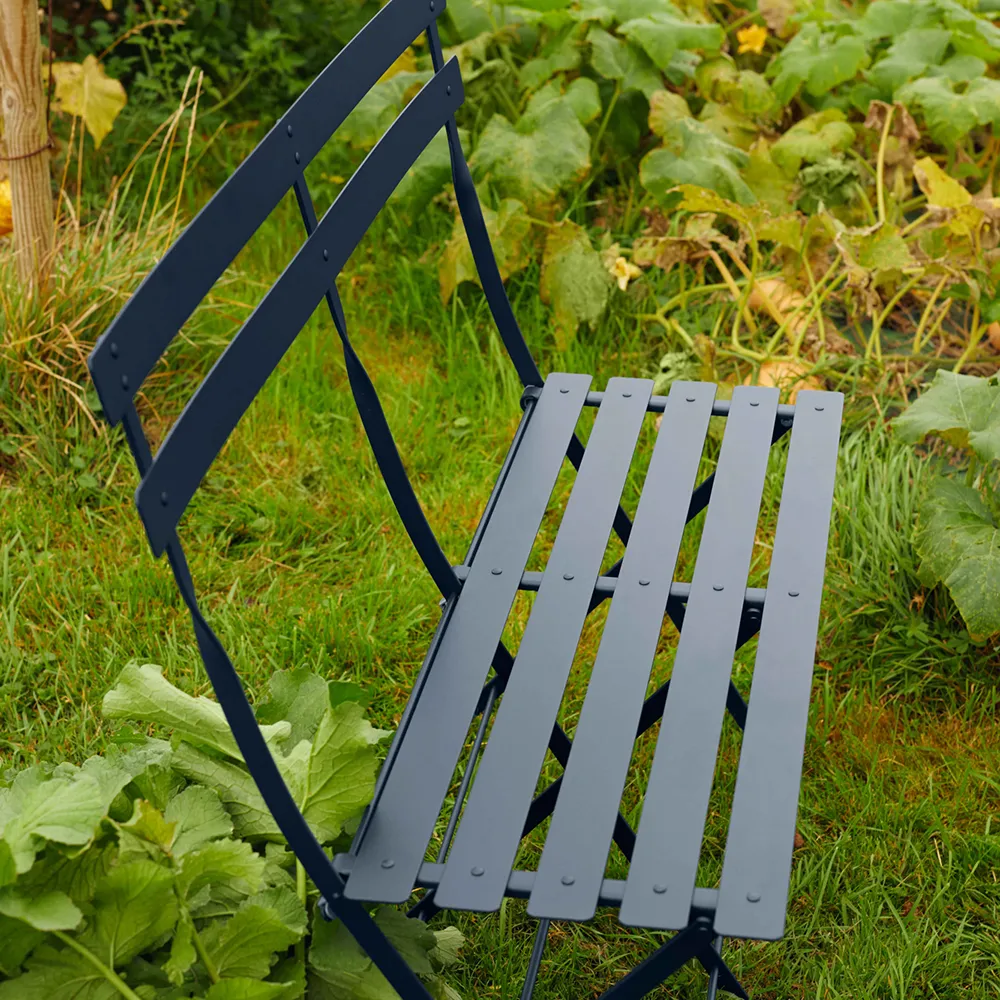 Bistro 2-seater ottoman Deep blue
