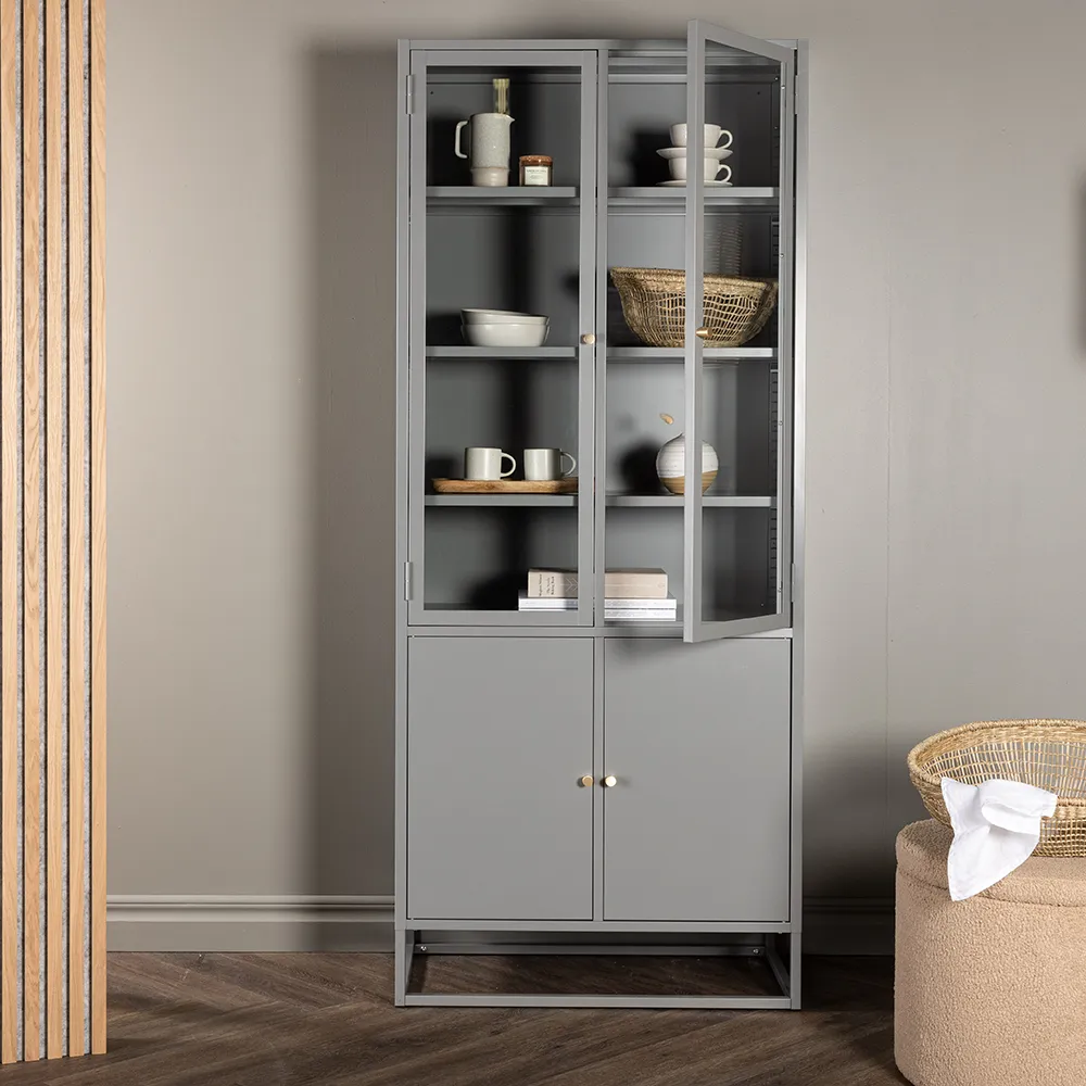 Bakal Display Cabinet Light grey