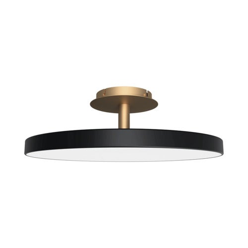 Asteria Up Ceiling lamp L Ø60 cm  Black